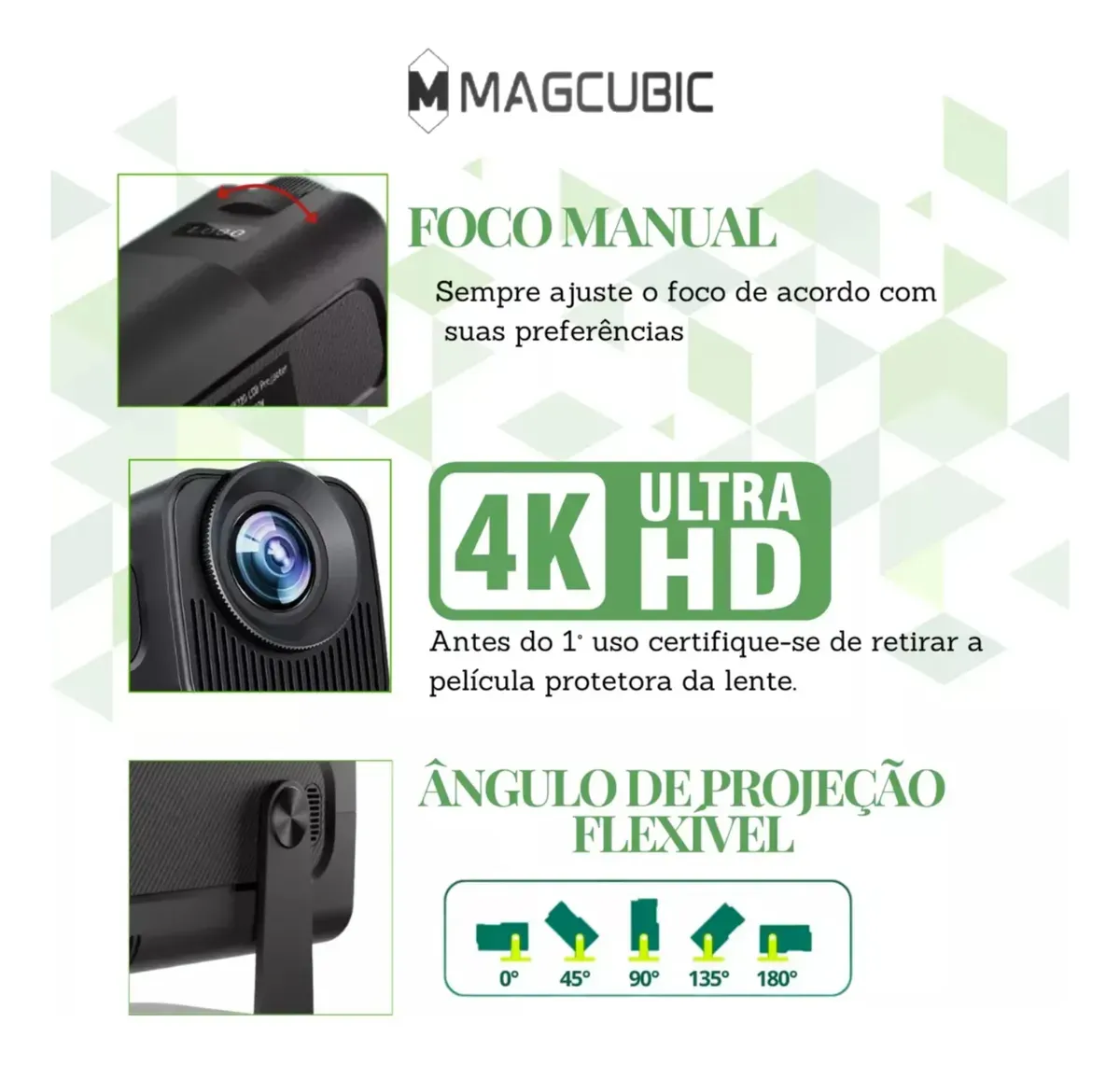 Projetor Hy320 Magcubic Full HD — imagem 2