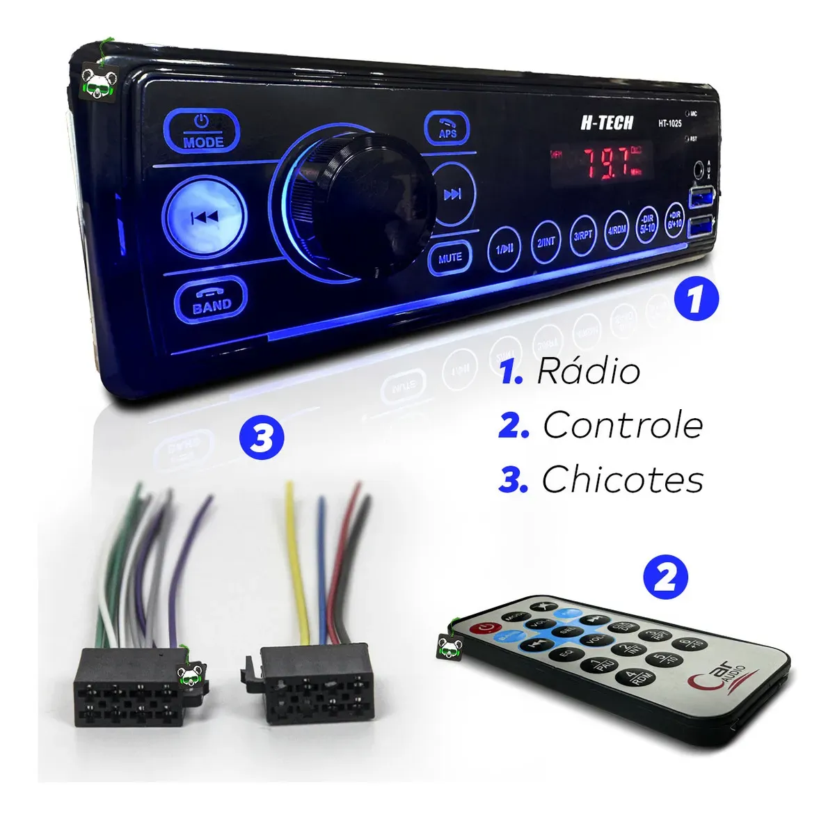 Som Automotivo H-Tech HT-1024